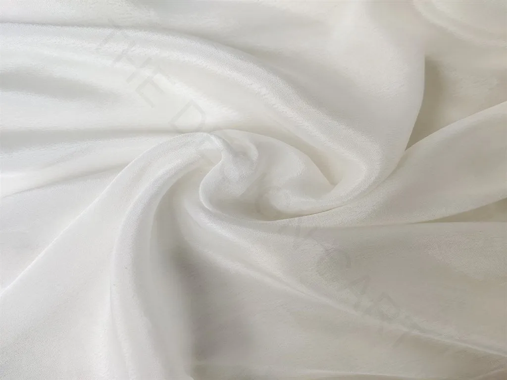 White Dyeable Pure Tabby Silk Fabric