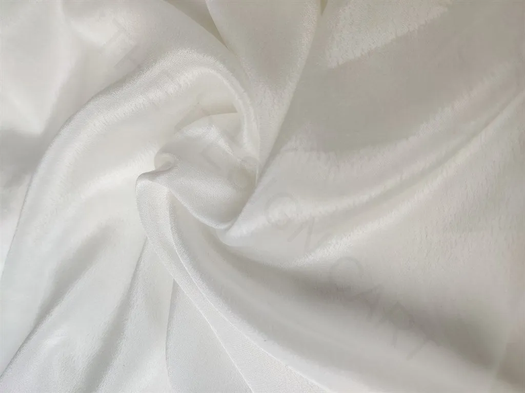 White Dyeable Pure Tabby Silk Fabric