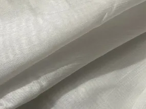 White Plain Bangalore Raw Silk Fabric