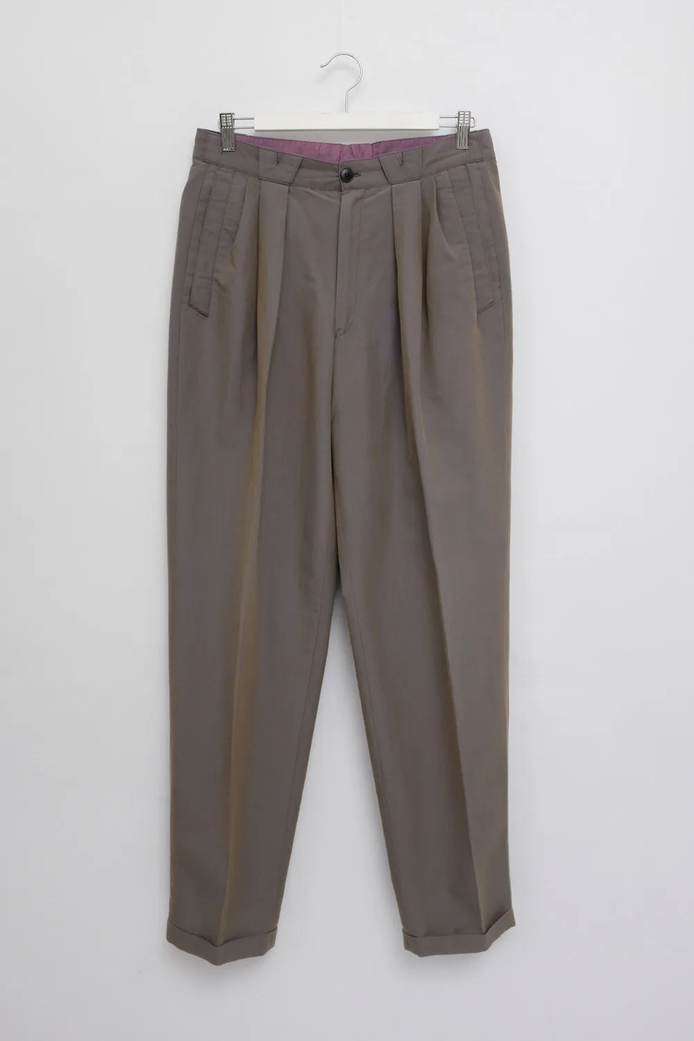 WIDE LEG VINTAGE TAILORED TROUSERS