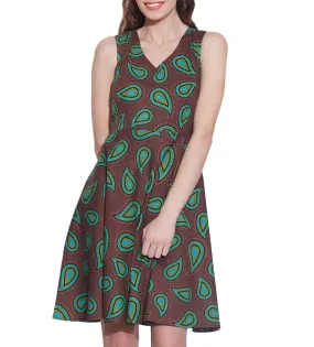 Women Apparels Cotton Printed Dress,Machine Washable,W-CPD36-1627, Size-36 Inch