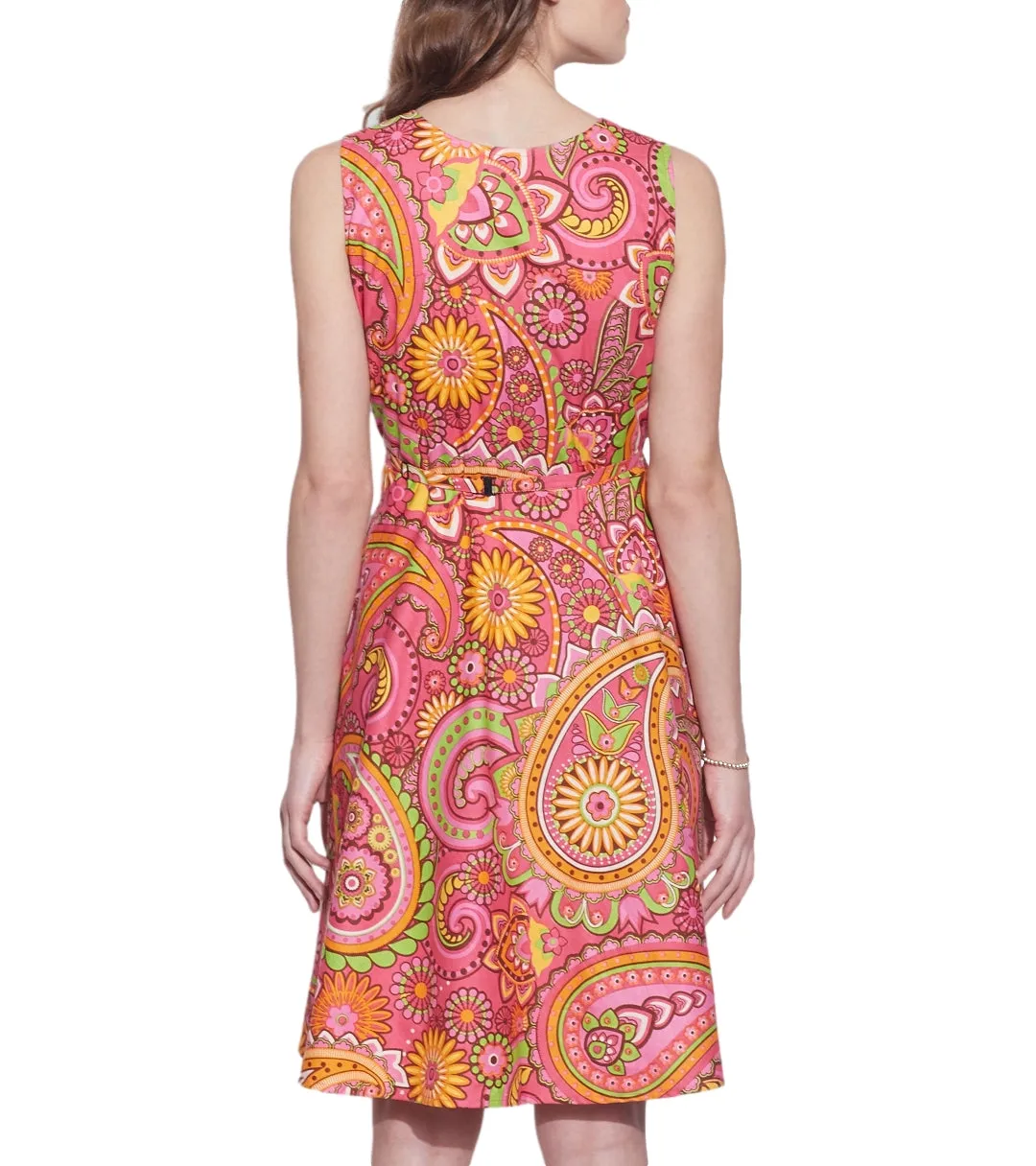 Womens Accessories Cotton Printed Dress,Machine Washable,W-CPD44-1615, Size-44 Inch