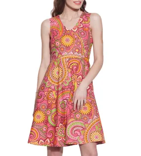 Womens Accessories Cotton Printed Dress,Machine Washable,W-CPD44-1615, Size-44 Inch