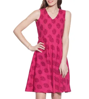 Womens Accessories Cotton Printed Dress,Machine Washable,W-CPD46-1628, Size-46 Inch