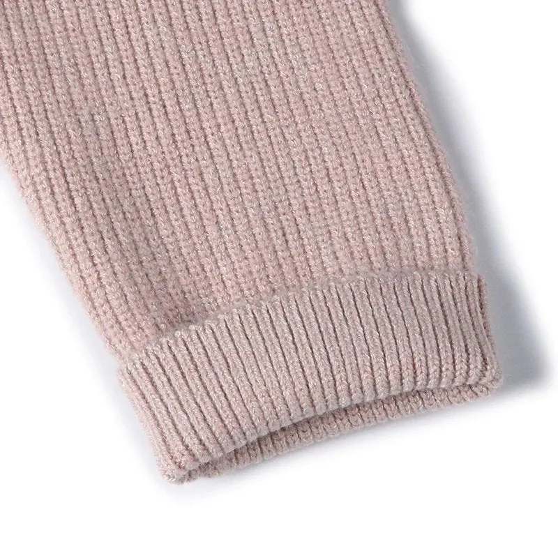 Women's Autumn/Winter Knitted V-Neck Cashmere Pullover