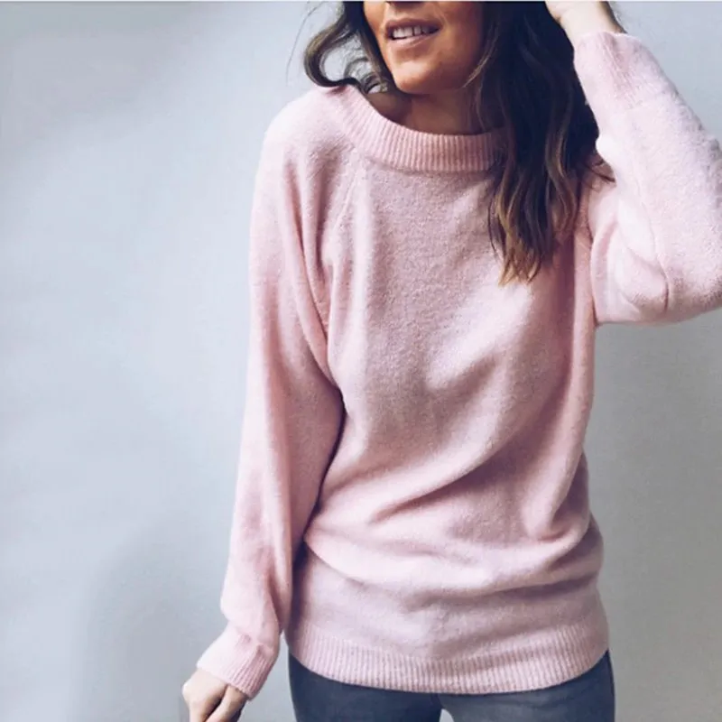 Women's Autumn/Winter V-Neck Knitted Pullover