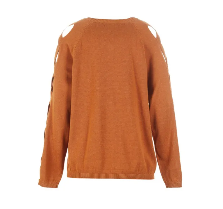 Women's V-Neck Knitted Sweater